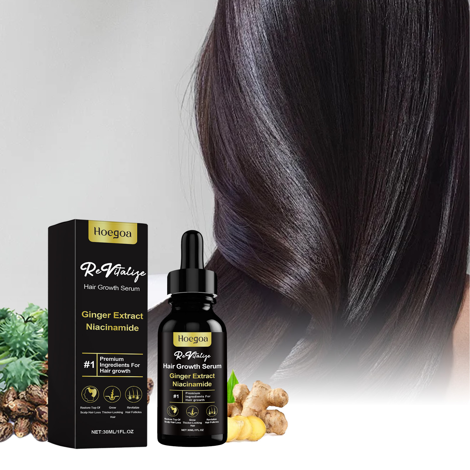 Hair Care Essence Oil - 30ml Hair Care Essential Oil Thicker