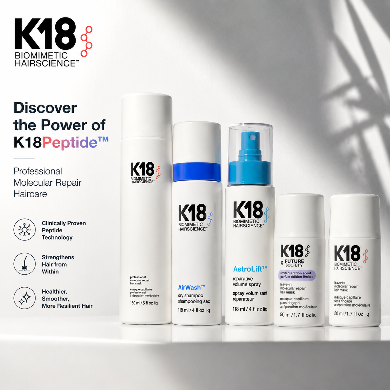 Hair Care Hair Mask - K18 Leave-In Molecular Repair Hair Mask