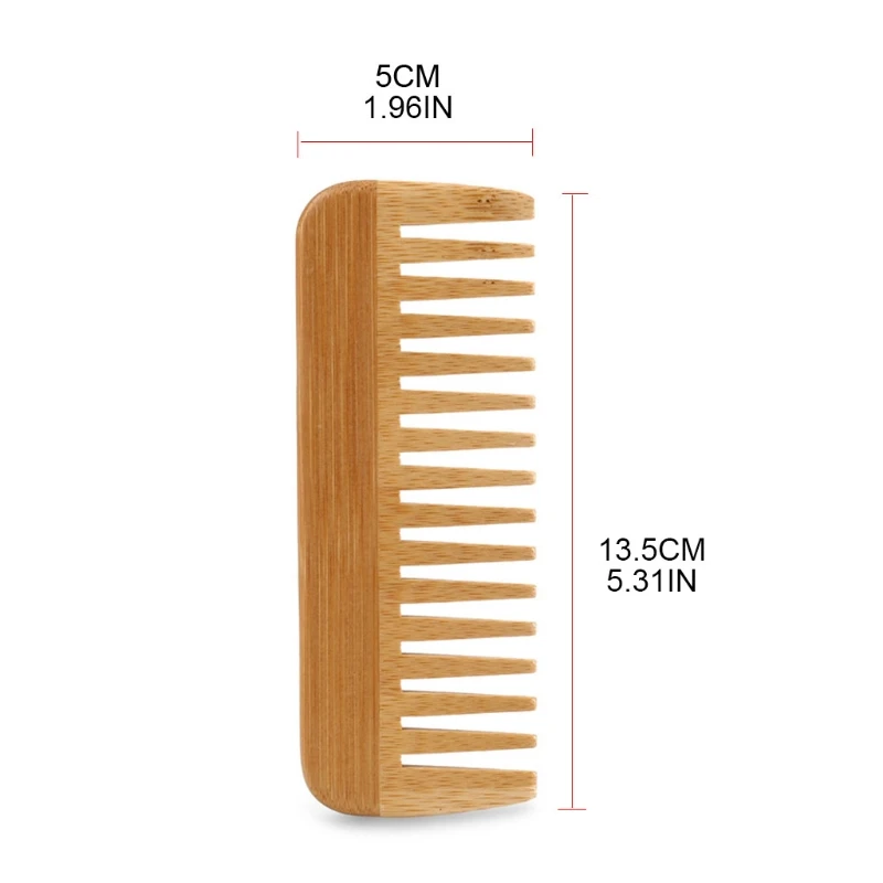 Natural Bamboo Wide Toothed Co - Bamboo Hair Brush recensione e prezzo