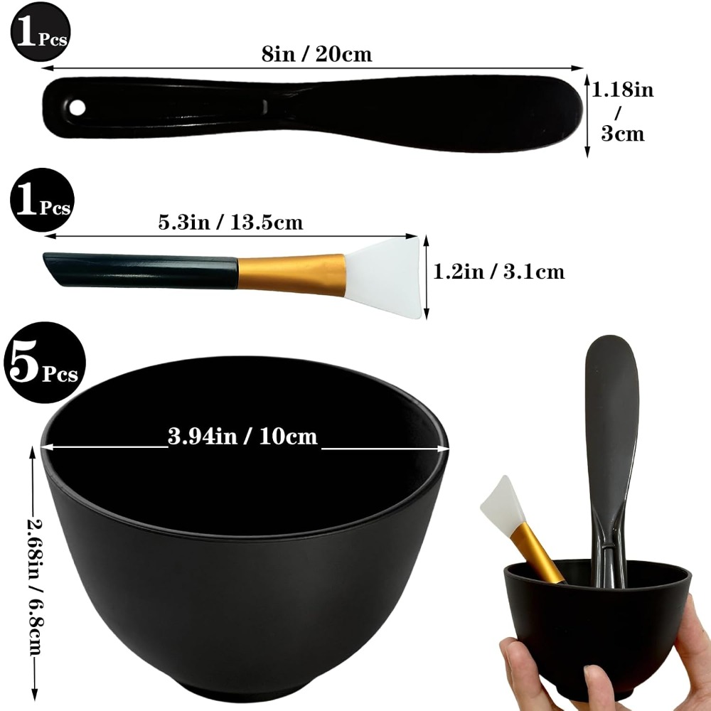 7Pcs Silicone Mixing Bowls for - Hair Care Hair Mask recensione e prezzo