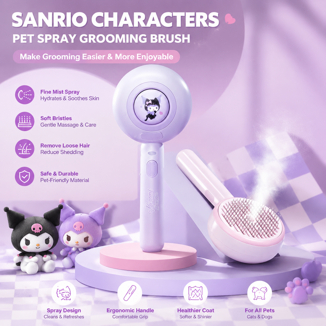 Sanrio Kuromi Cute Cartoon Fin - Hair Care Japan Products recensione e prezzo