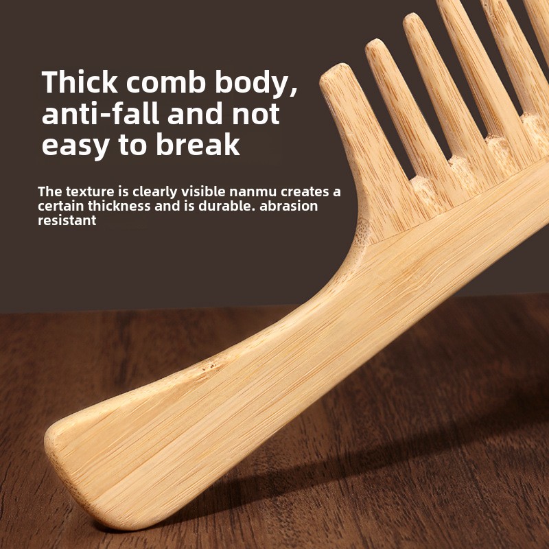 1 Pc Natural Bamboo Wide-Tooth - Bamboo Hair Brush recensione e prezzo