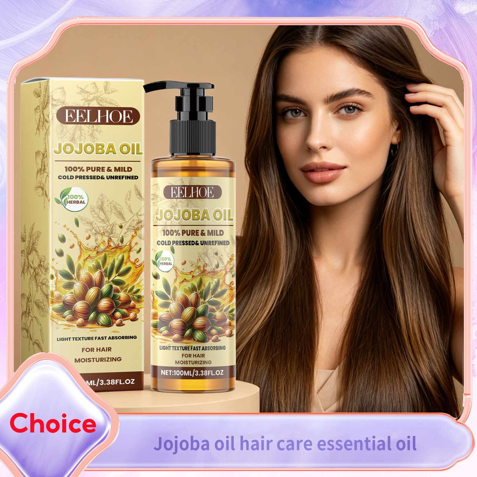Organic Jojoba Oil Hair Growth - Split End Repair Serum recensione e prezzo