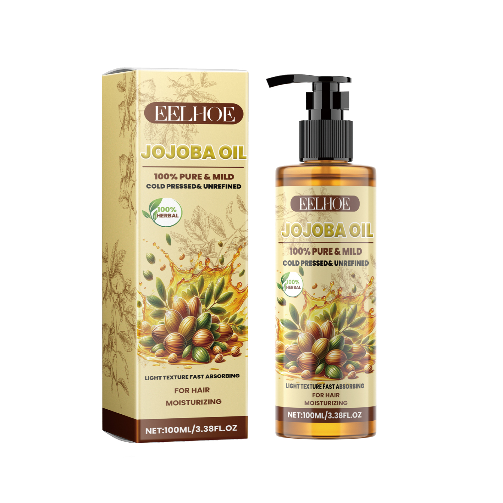 Organic Jojoba Oil Hair Growth - Split End Repair Serum recensione e prezzo