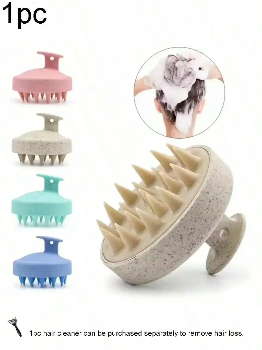 1pc Soft Silicone Scalp Massag - Hair Care For Curly Dry Hair recensione e prezzo