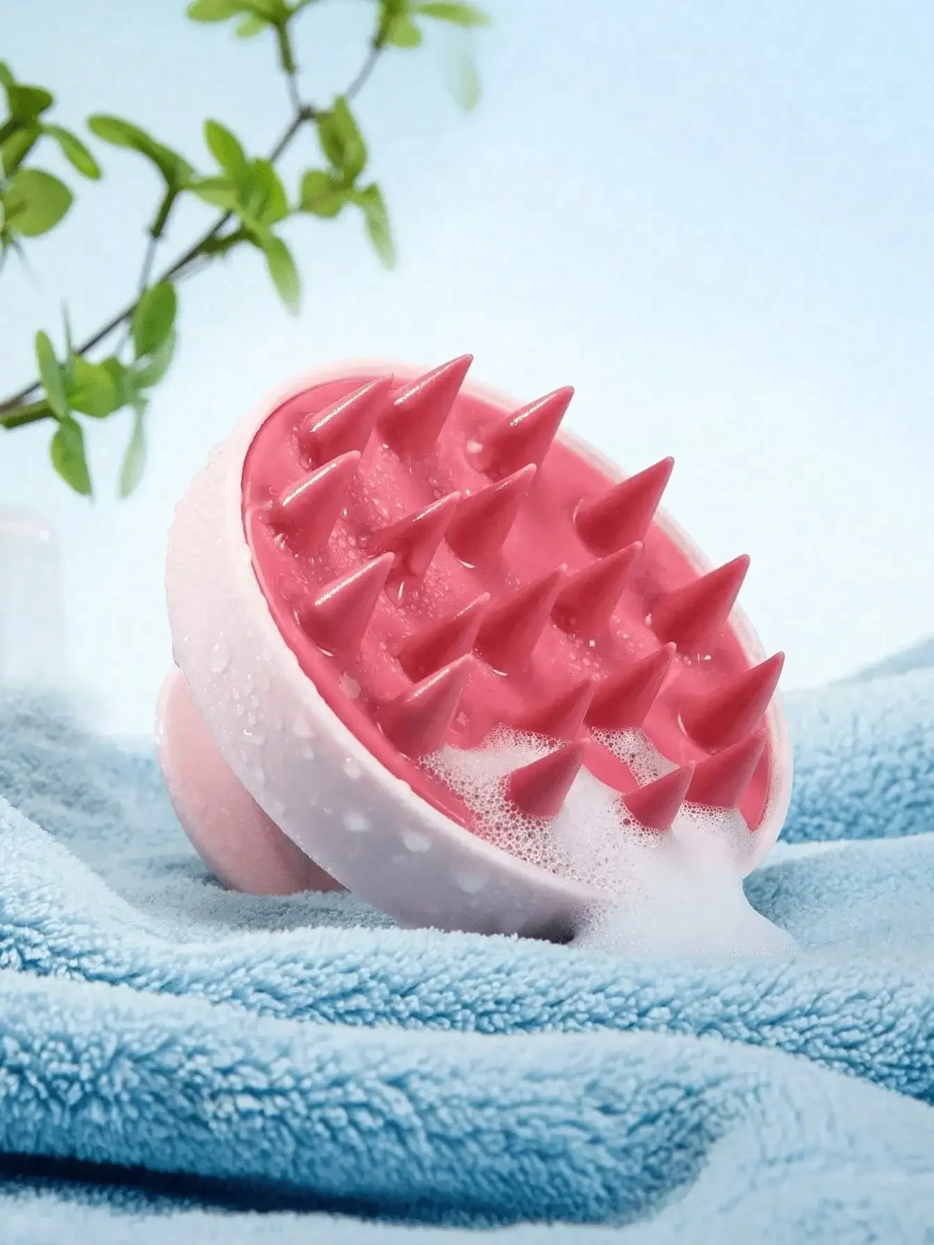 1pc Soft Silicone Scalp Massag - Hair Care For Curly Dry Hair recensione e prezzo