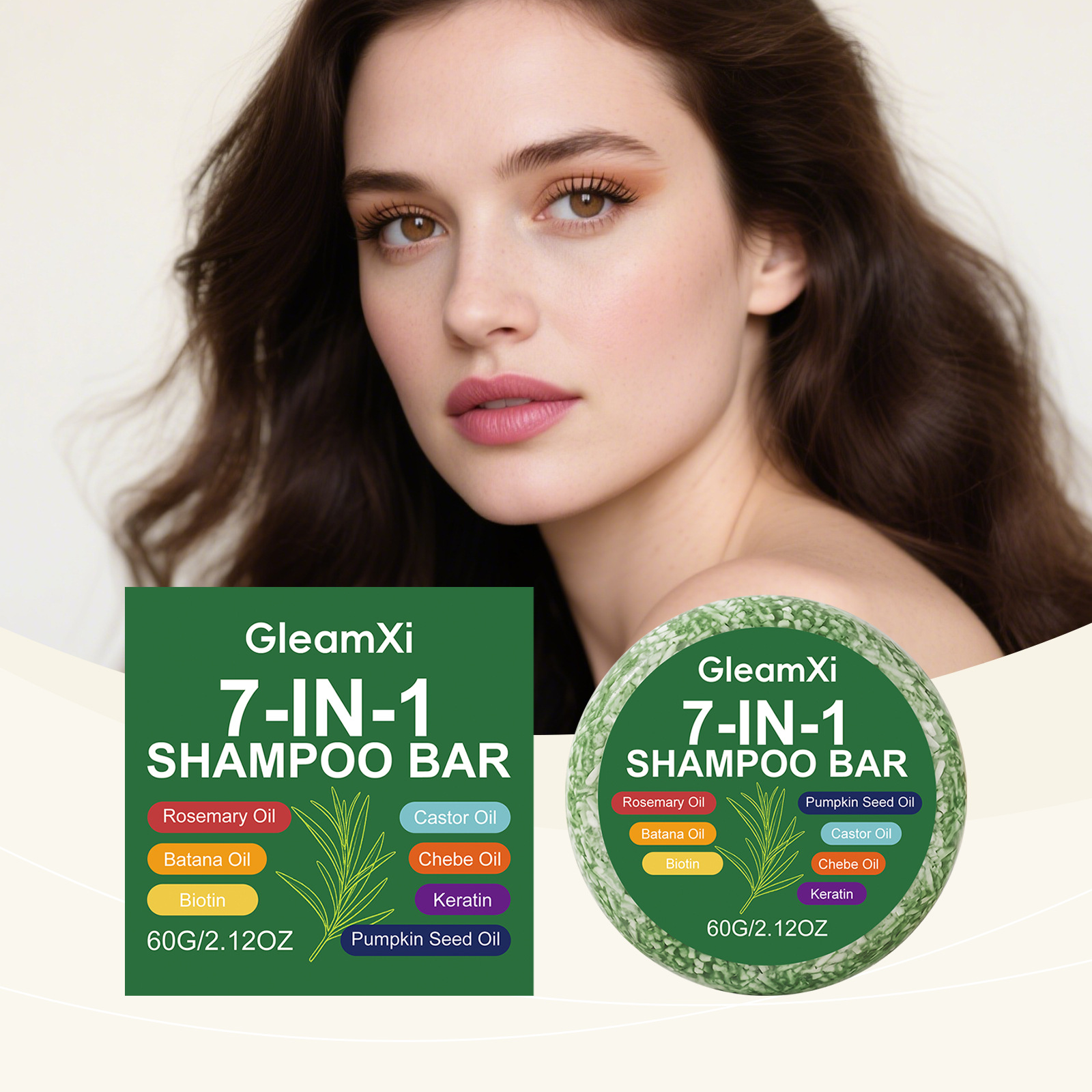 Natural 7 In 1 Solid Shampoo B - Hair Care For Hair Fall recensione e prezzo
