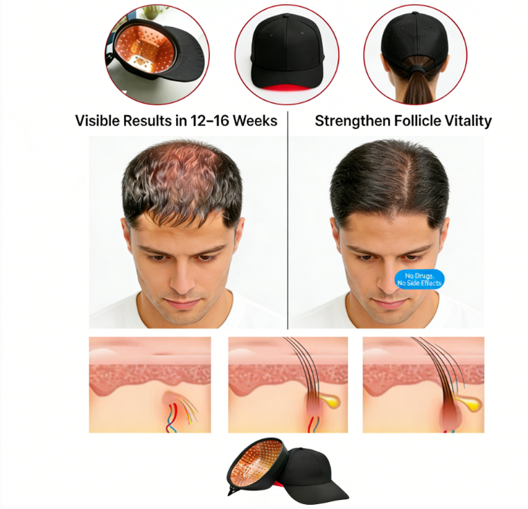 Red Light Therapy Cap for Hair - Hair Care For Hair Fall recensione e prezzo
