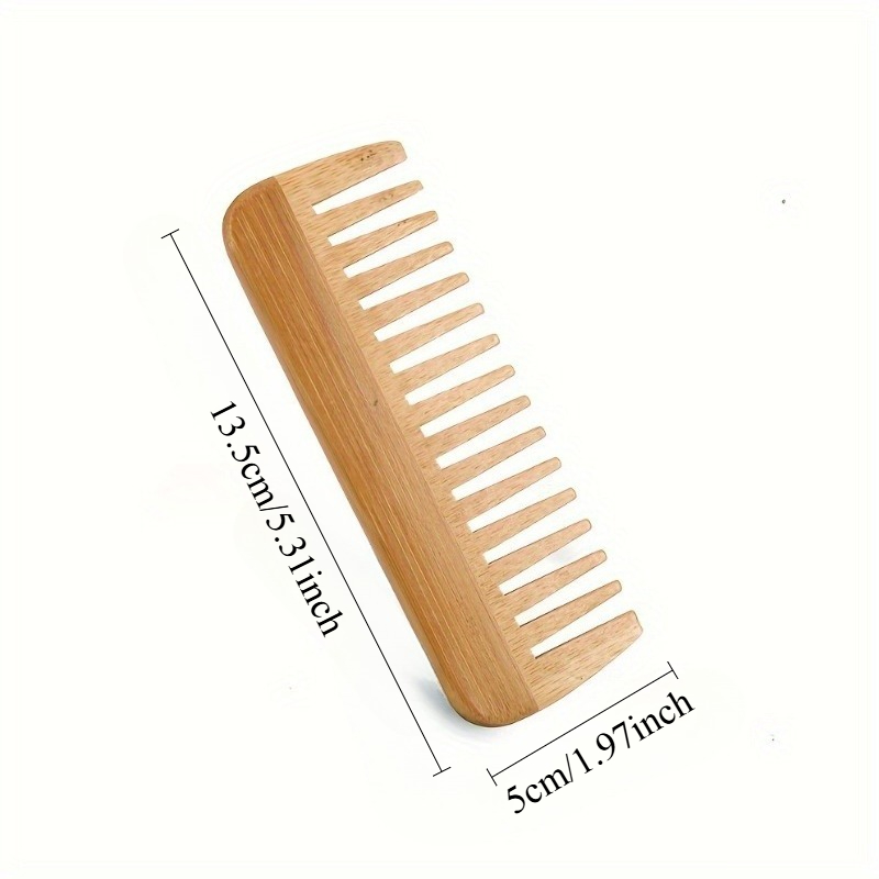 Wide-Tooth Natural Bamboo Wood - Bamboo Hair Brush recensione e prezzo