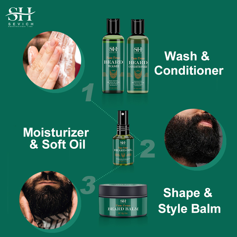 Sevich Tea Tree Beard Care Ser - Hair Care Essence Oil recensione e prezzo