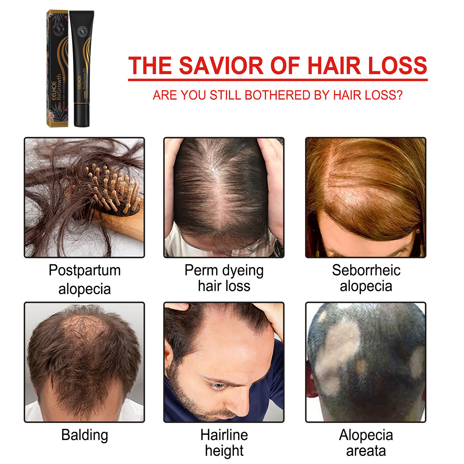 EELHOE Regrowth Hair Serum Wit - Hair Care Natural Products recensione e prezzo