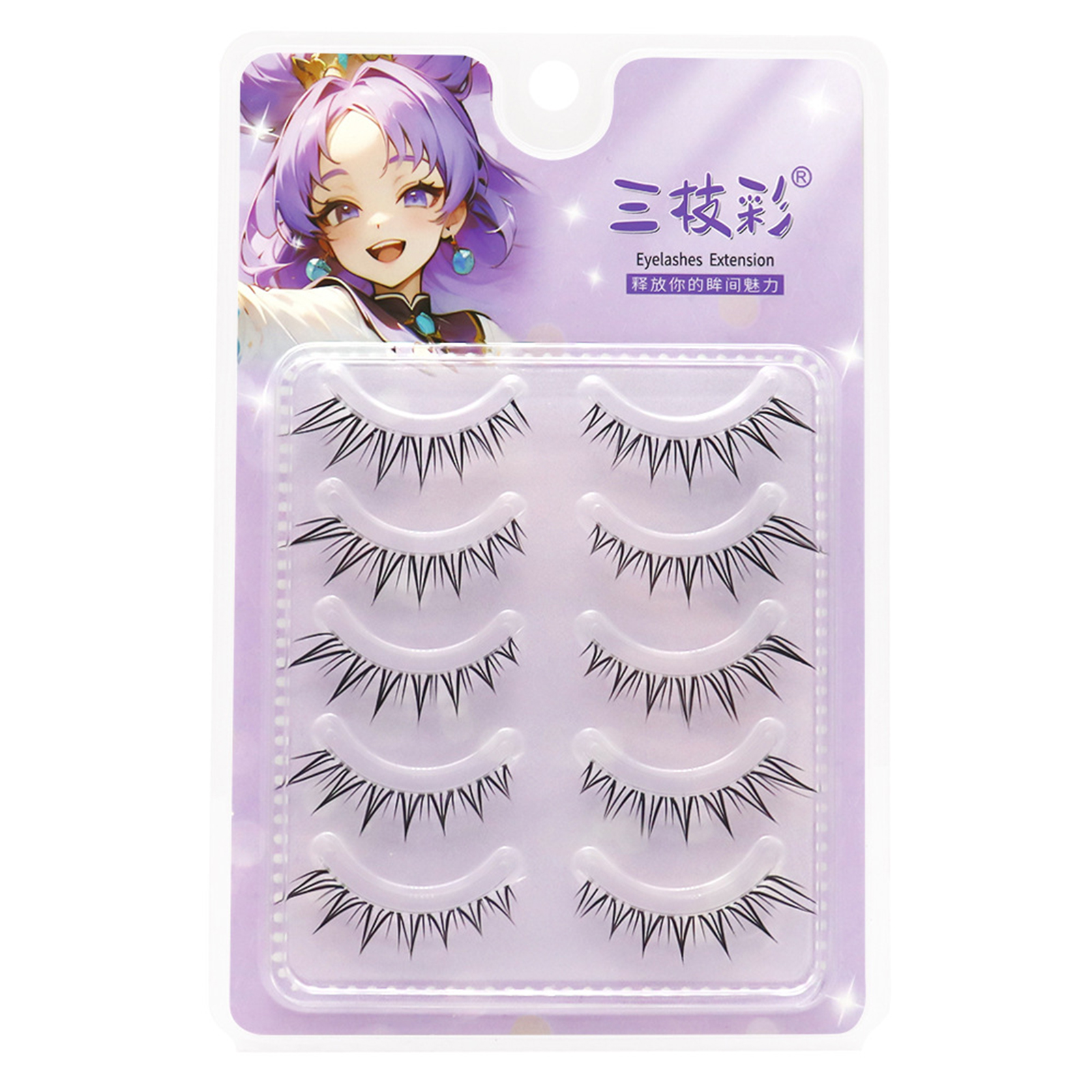 5pair Foxes False Eyelashes Fu - Hair Care Korean recensione e prezzo