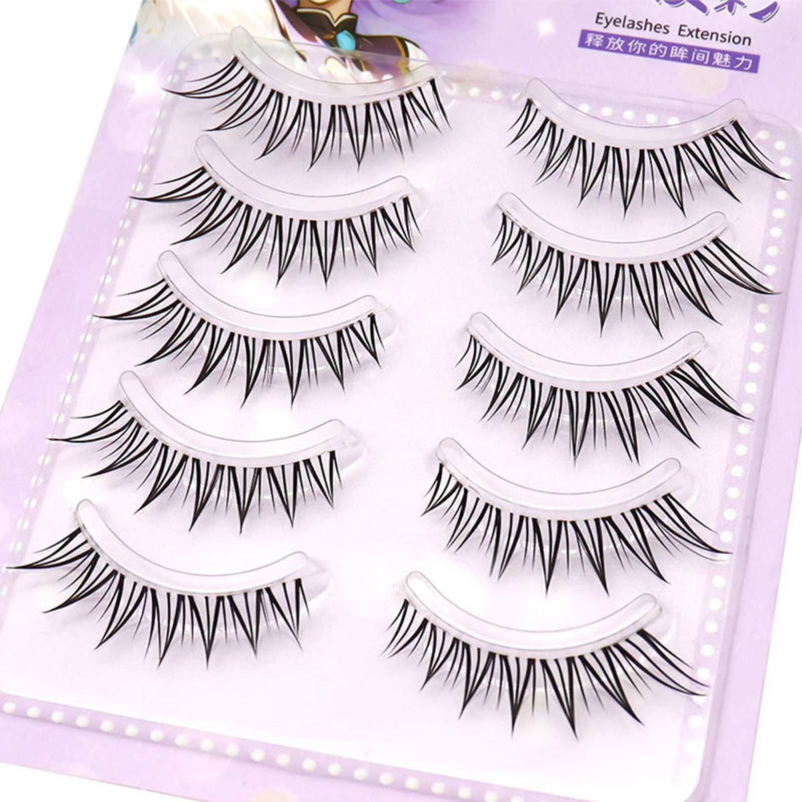 5pair Foxes False Eyelashes Fu - Hair Care Korean recensione e prezzo