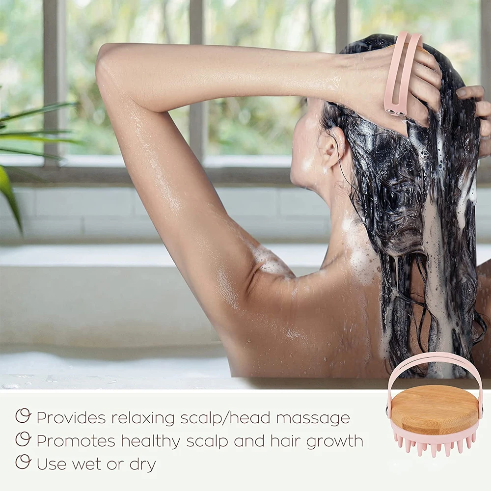 New Scalp Massager Shampoo Bru - Bamboo Hair Brush recensione e prezzo