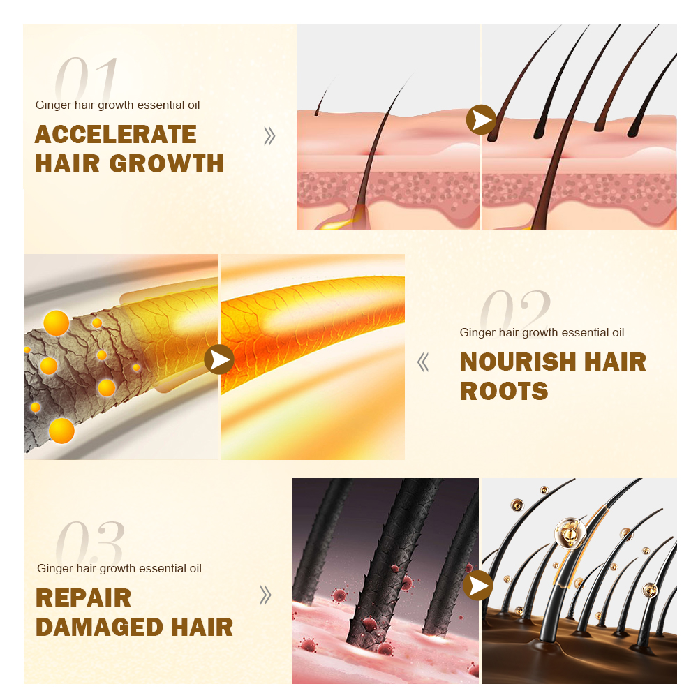 PURC Hair Growth Oil Ginger &  - Hair Care Essence Oil recensione e prezzo