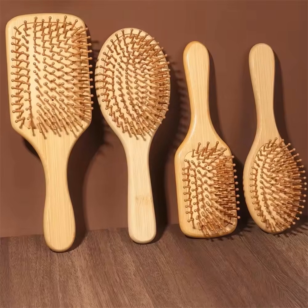 1pc Eco Bamboo Hair Brush Natu - Bamboo Hair Brush recensione e prezzo