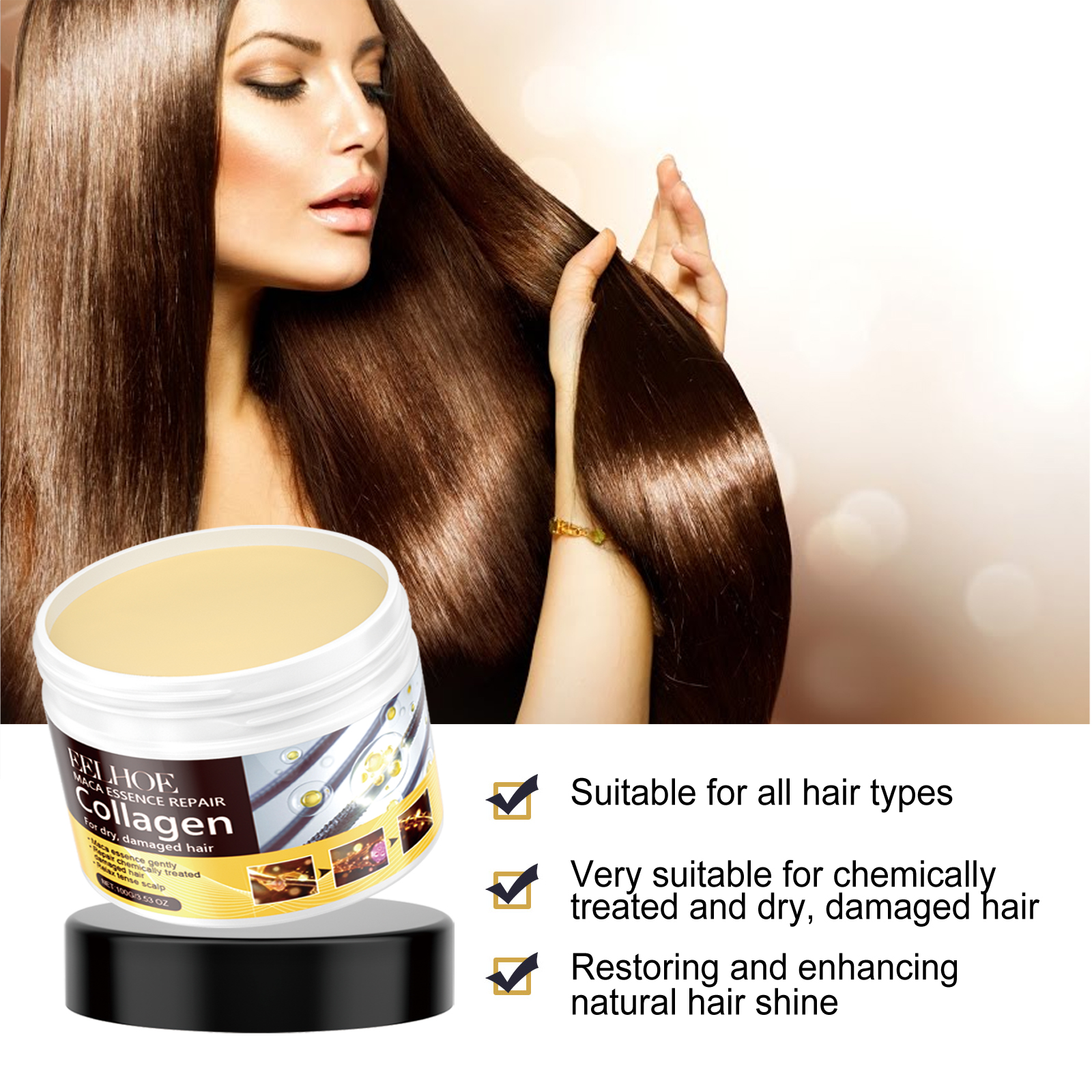 Collagen Hair Mask Reduce Dryn - Hair Care Hair Mask recensione e prezzo