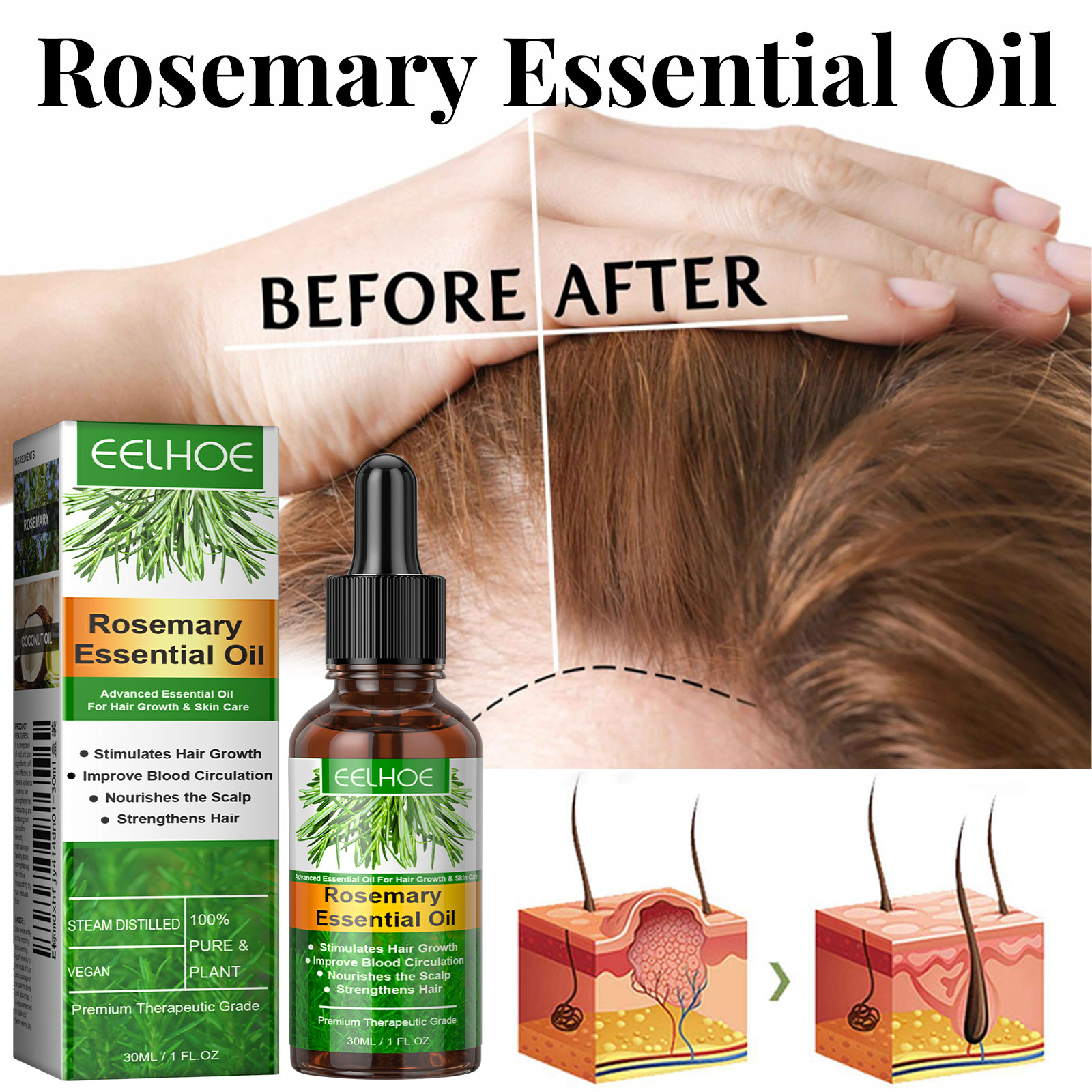 Hair Growth Serum Fast Growing - Hair Care Essence Oil recensione e prezzo