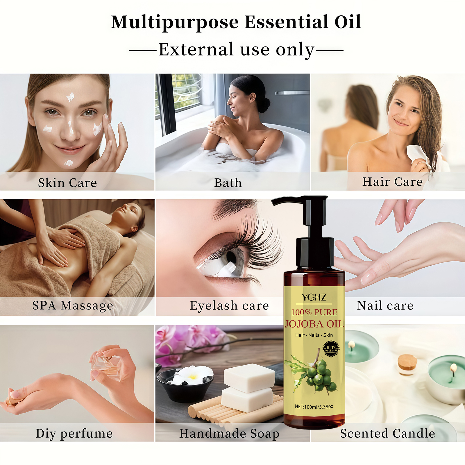 Jojoba Oil—Pure Natural Skin C - Hair Care Natural Products recensione e prezzo