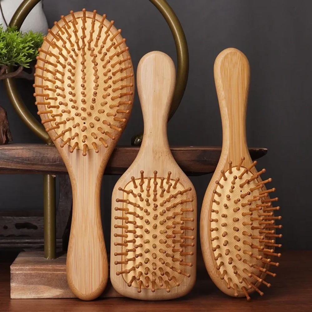 Combs Bamboo Air Cushion Massa - Bamboo Hair Brush recensione e prezzo