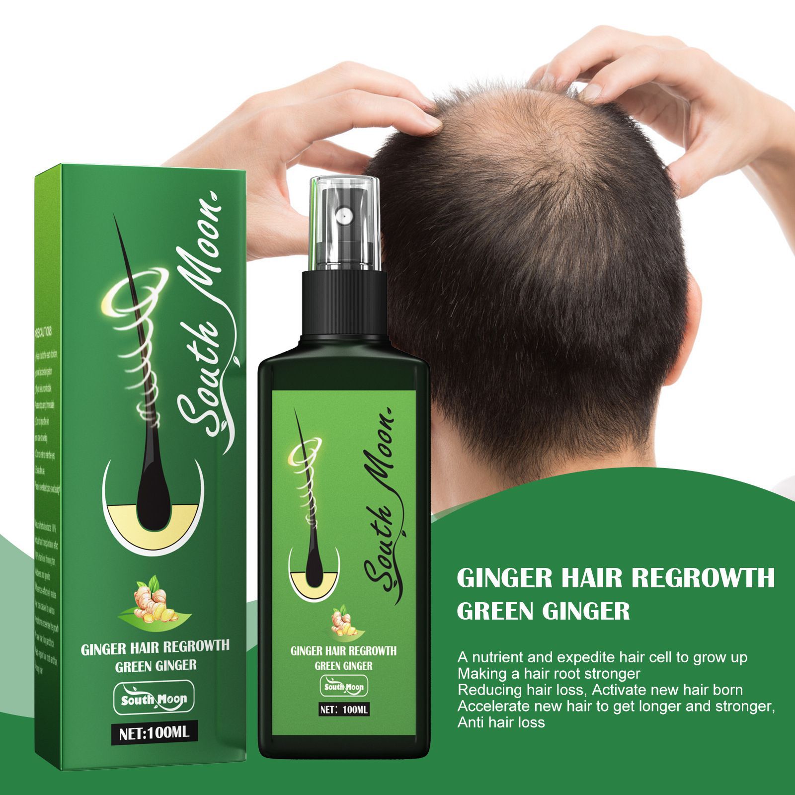 South Moon Ginger Hair Growth  - Hair Care Natural Products recensione e prezzo
