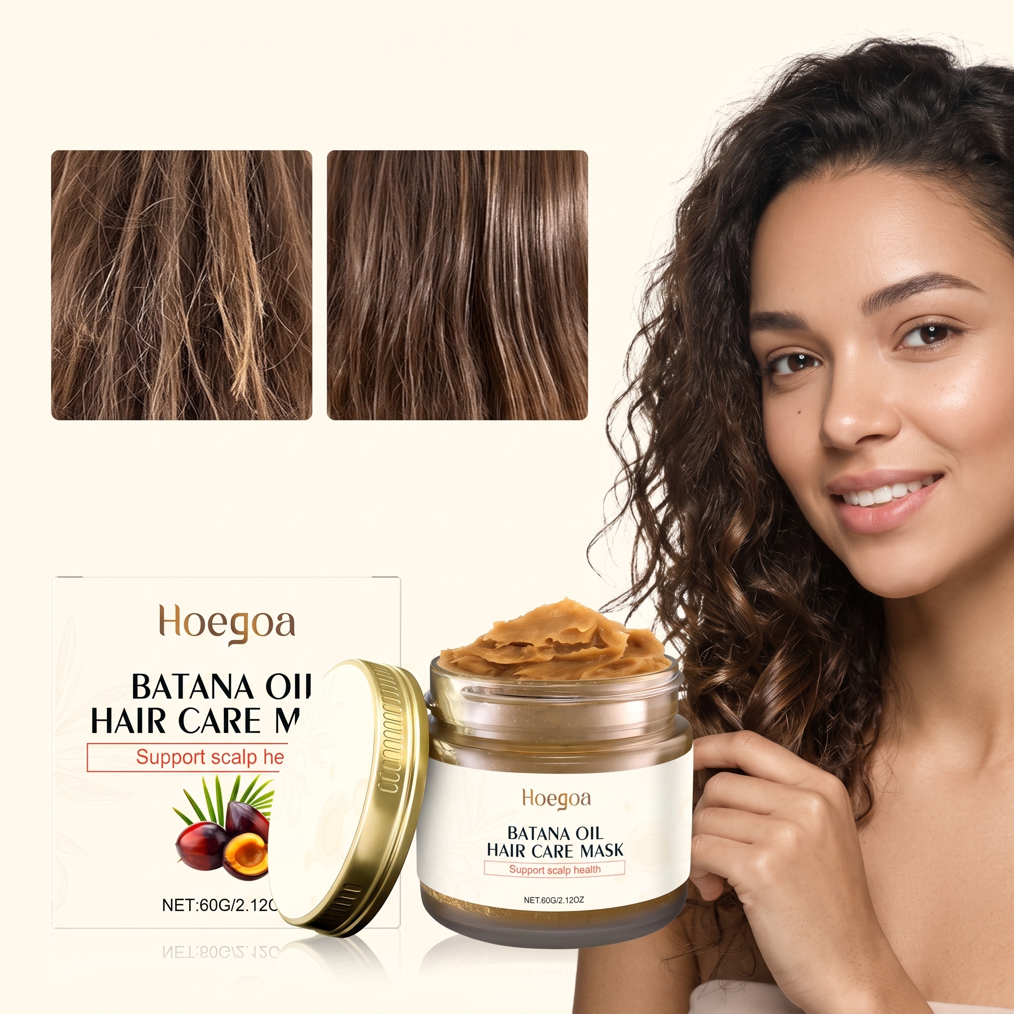 60G Batana Oil Hair Care Mask  - Hair Care Hair Mask recensione e prezzo
