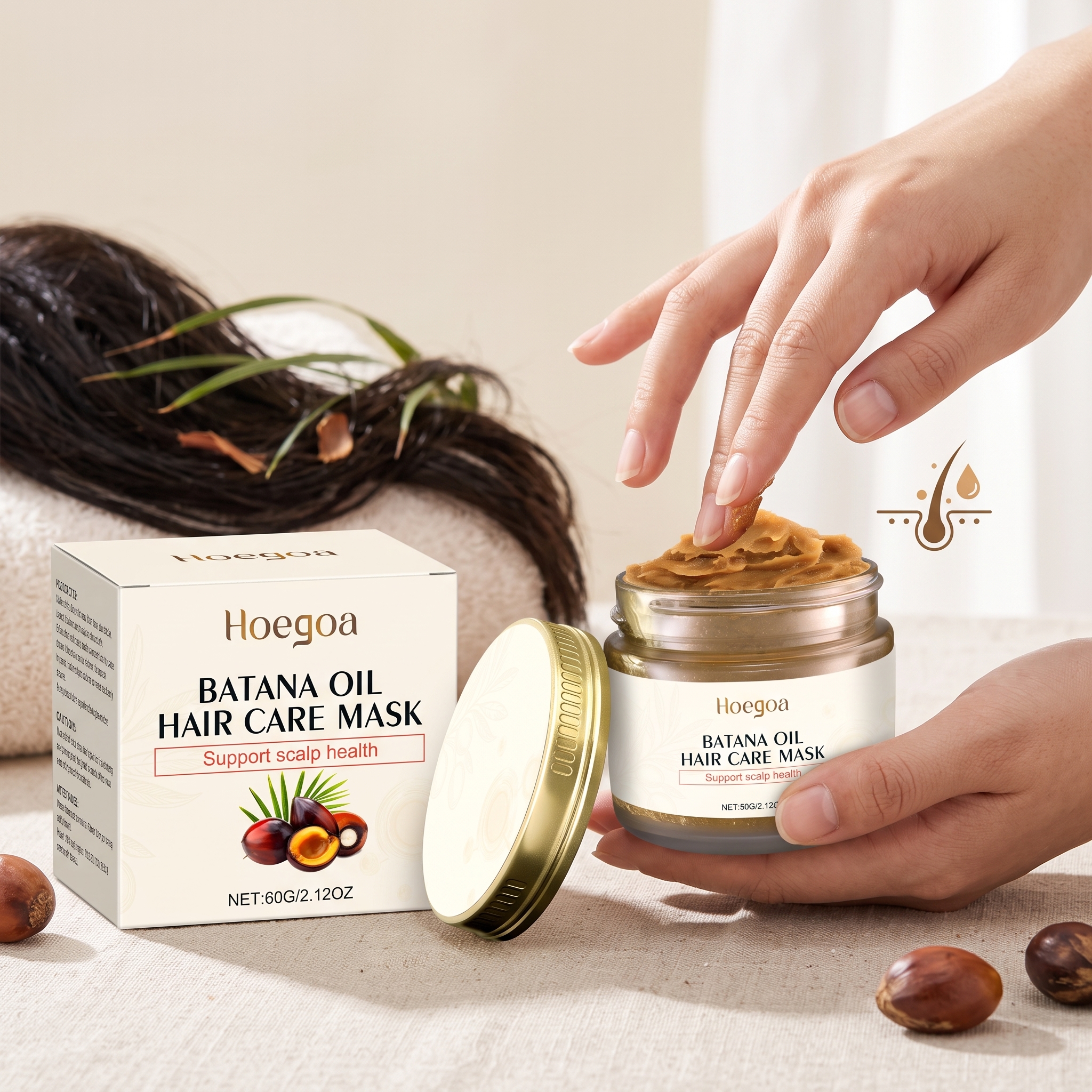 60G Batana Oil Hair Care Mask  - Hair Care Hair Mask recensione e prezzo