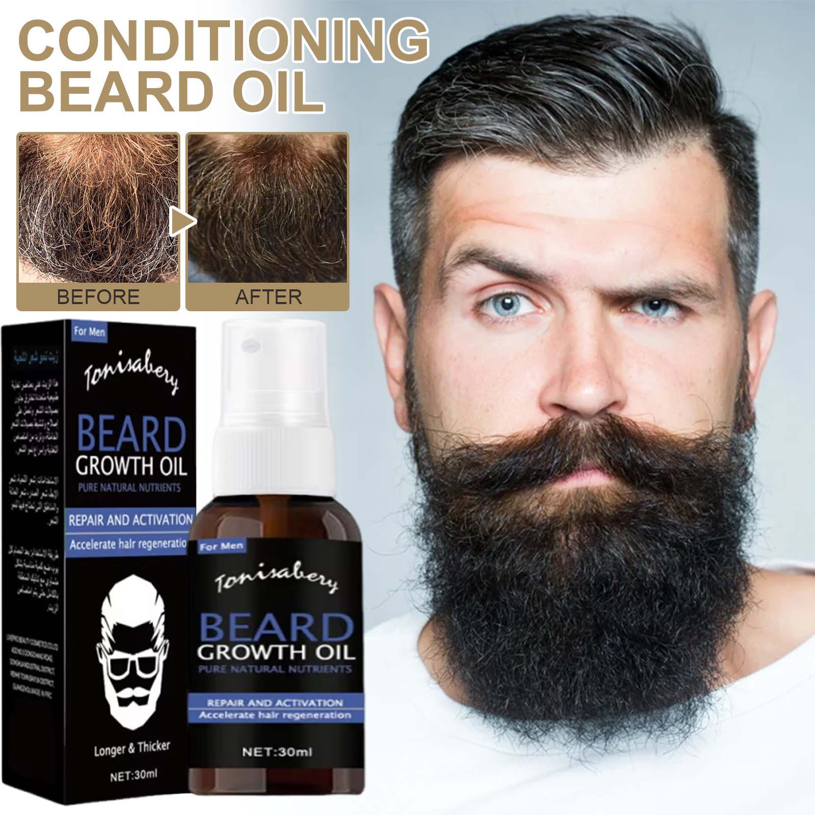 Beard Growth Oil Beard Wax Bal - Hair Care Natural Products recensione e prezzo