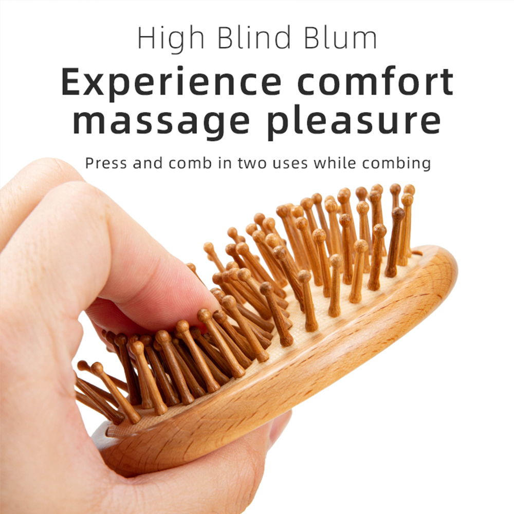 1pcs/2pcs Wood Comb Profession - Bamboo Hair Brush recensione e prezzo