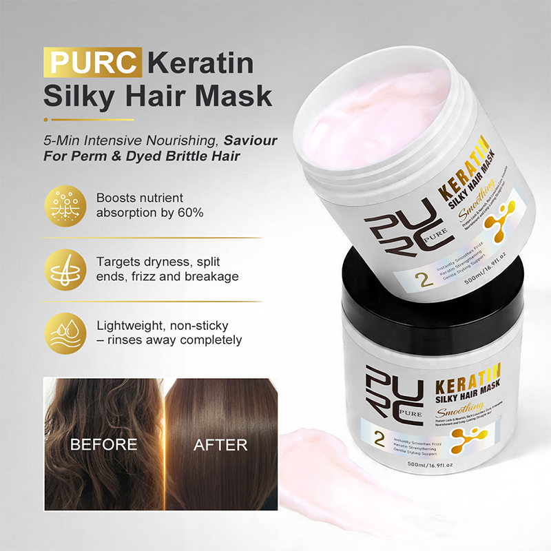 PURC Keratin Treatment Hair Ca - Hair Care Hair Mask recensione e prezzo