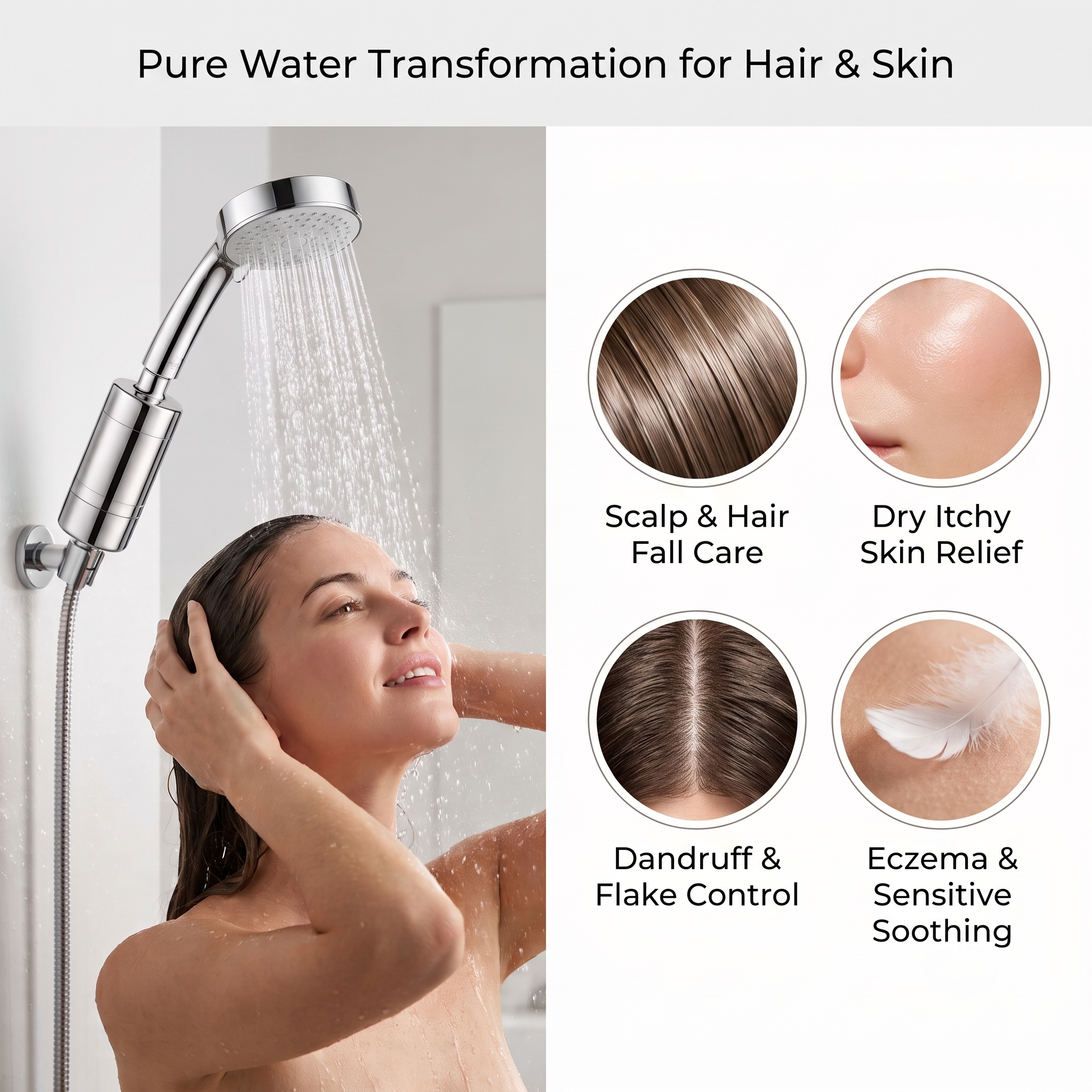 Shower Beauty Filter, Reduces  - Hair Care For Hair Fall recensione e prezzo