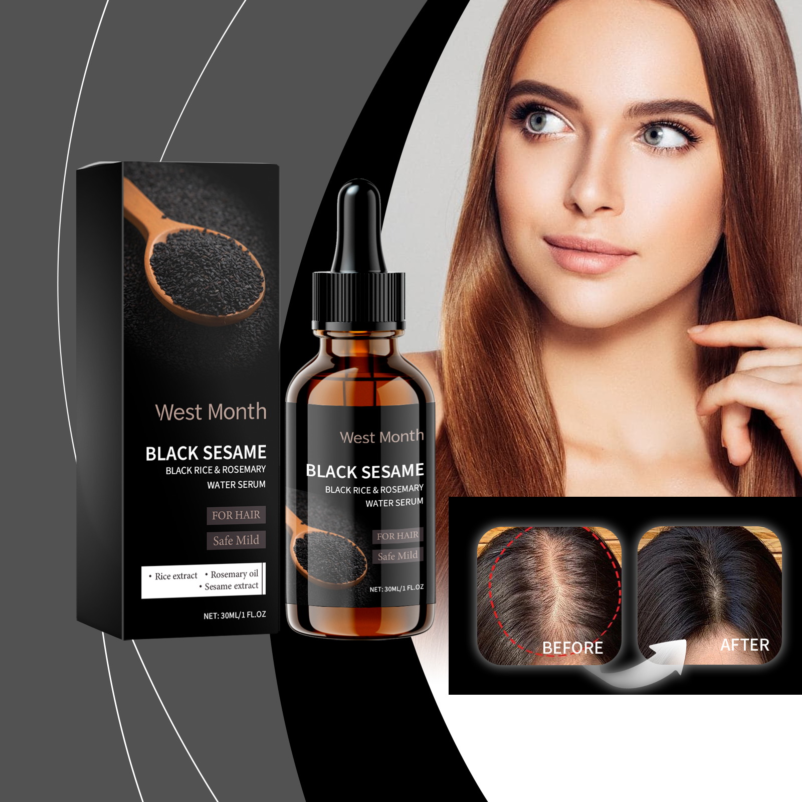 Black Sesame Hair Nourishing S - Split End Repair Serum recensione e prezzo