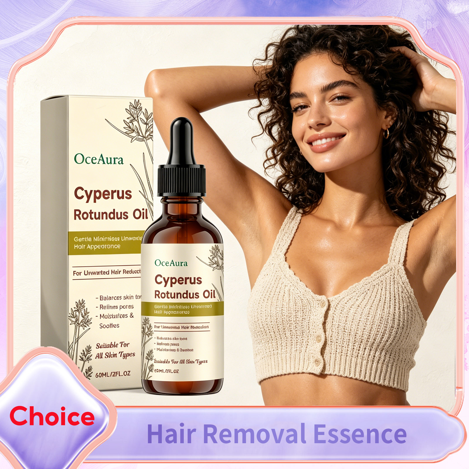 Cyperus Rotundus Hair Removal  - Hair Care Essence Oil recensione e prezzo