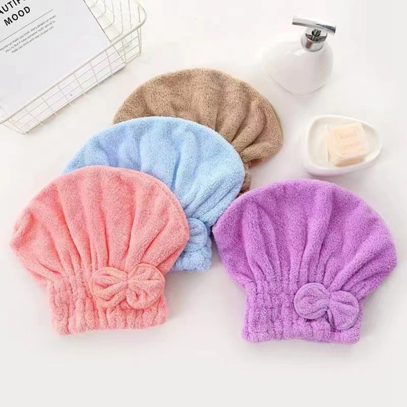1Pc Microfiber Hair Turban wit - Hair Care For Curly Dry Hair recensione e prezzo