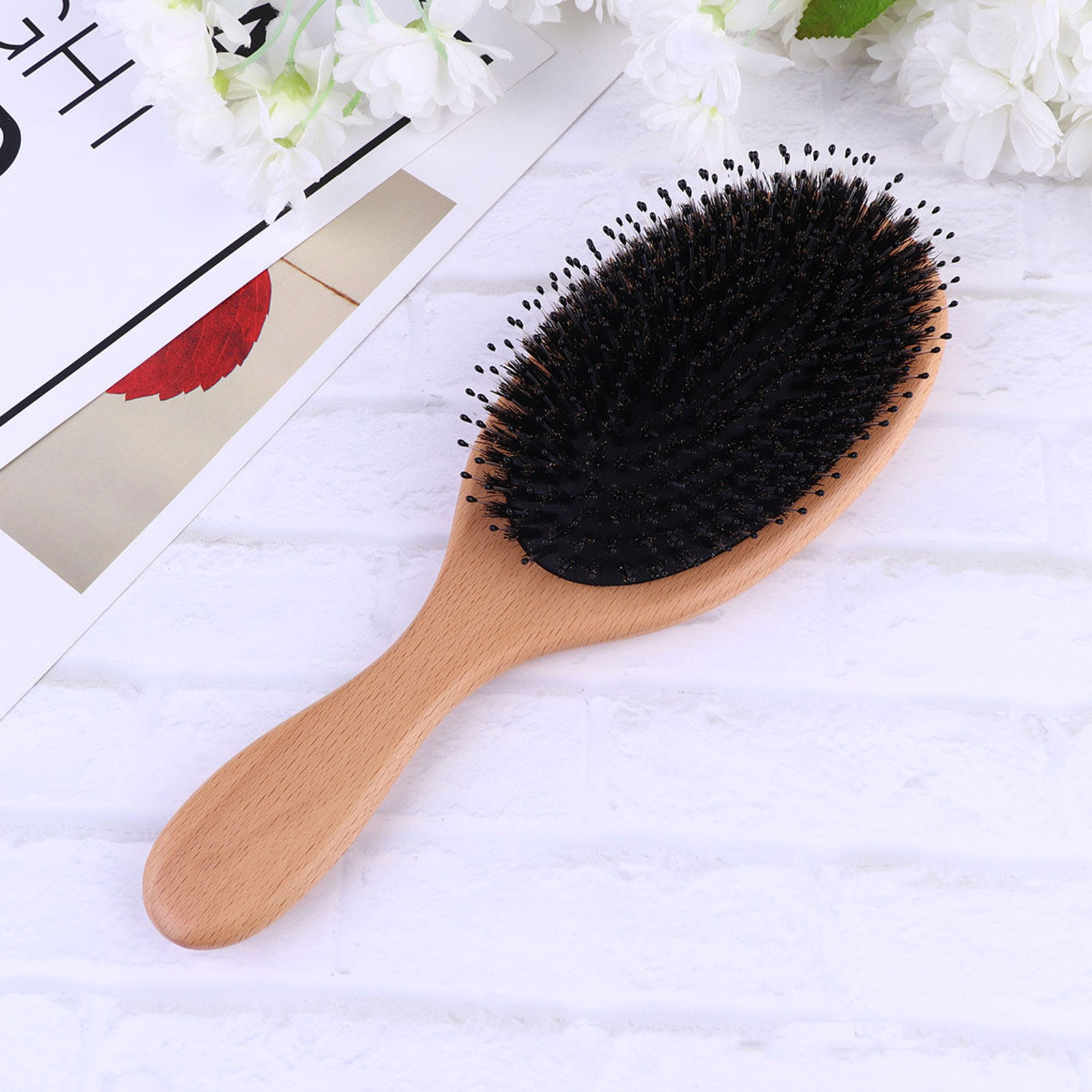 2 Pcs Bamboo Bristle Brush Boa - Bamboo Hair Brush recensione e prezzo