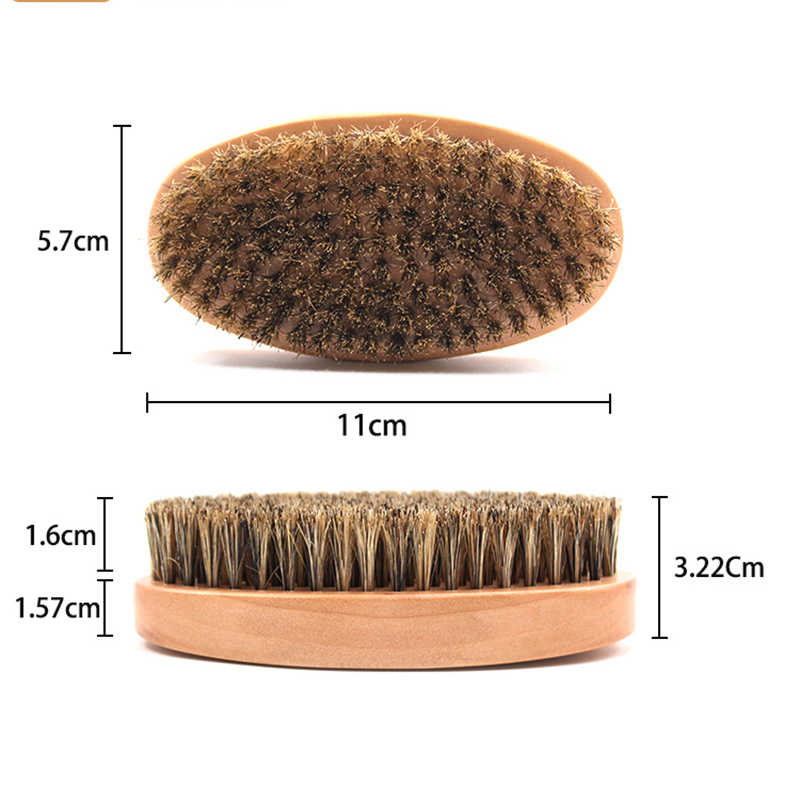 Natural Boar Bristle Beard Bru - Bamboo Hair Brush recensione e prezzo