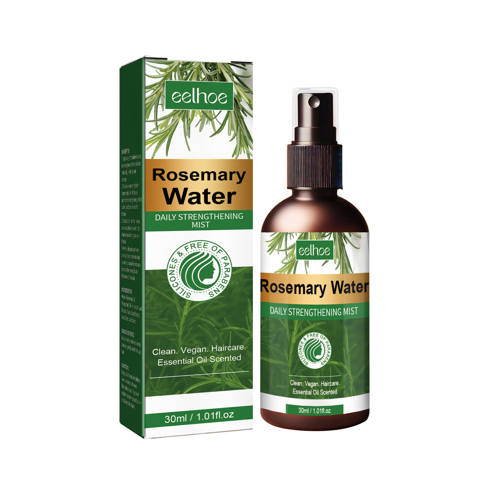 Rosemary Spray for Hair Nouris - Hair Care Natural Products recensione e prezzo