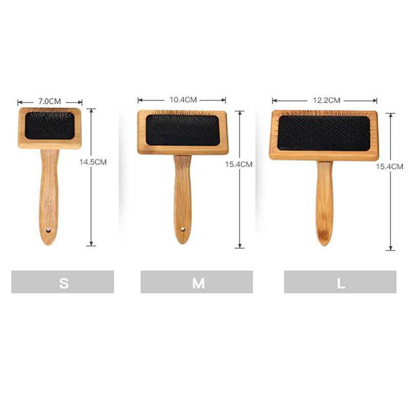 Pet Dog Brush Bamboo Comb Shed - Bamboo Hair Brush recensione e prezzo